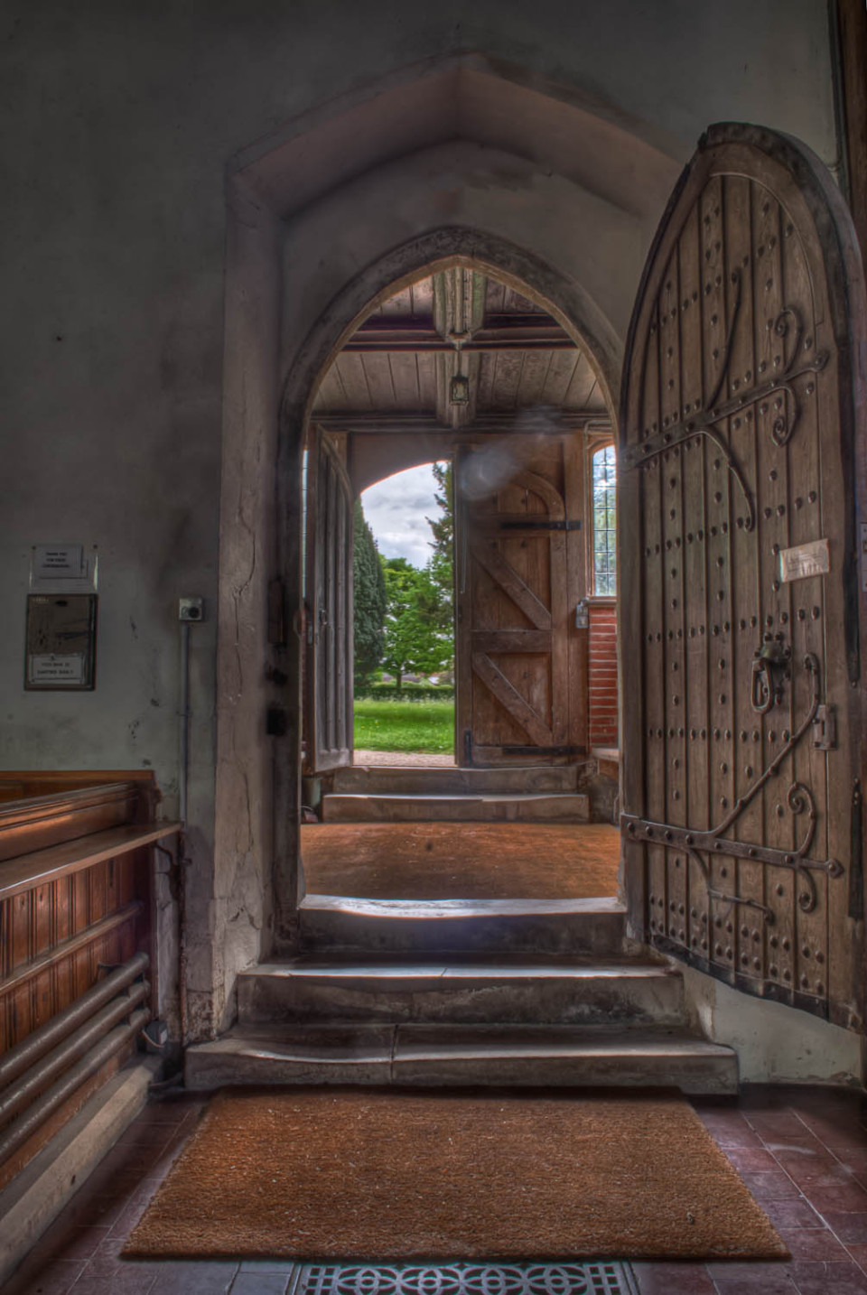 Heading Out of Broxted Church