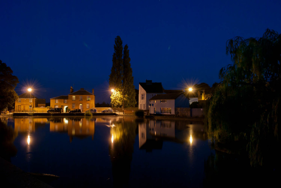 Doctors Pond great Dunmow At Night