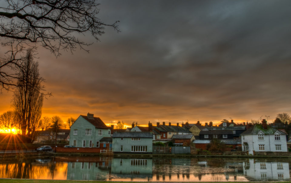 Sunrise over Great Dunmow