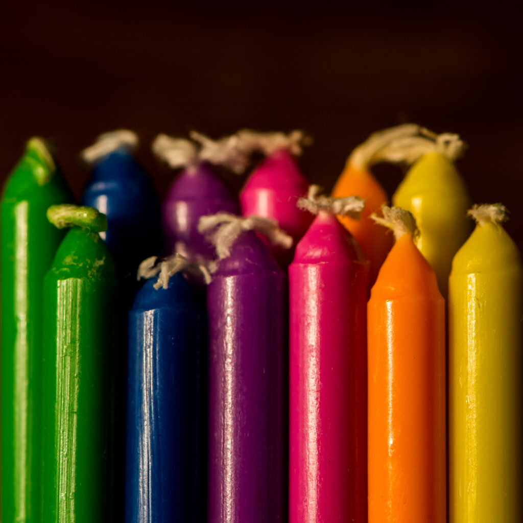 Colourful Candles