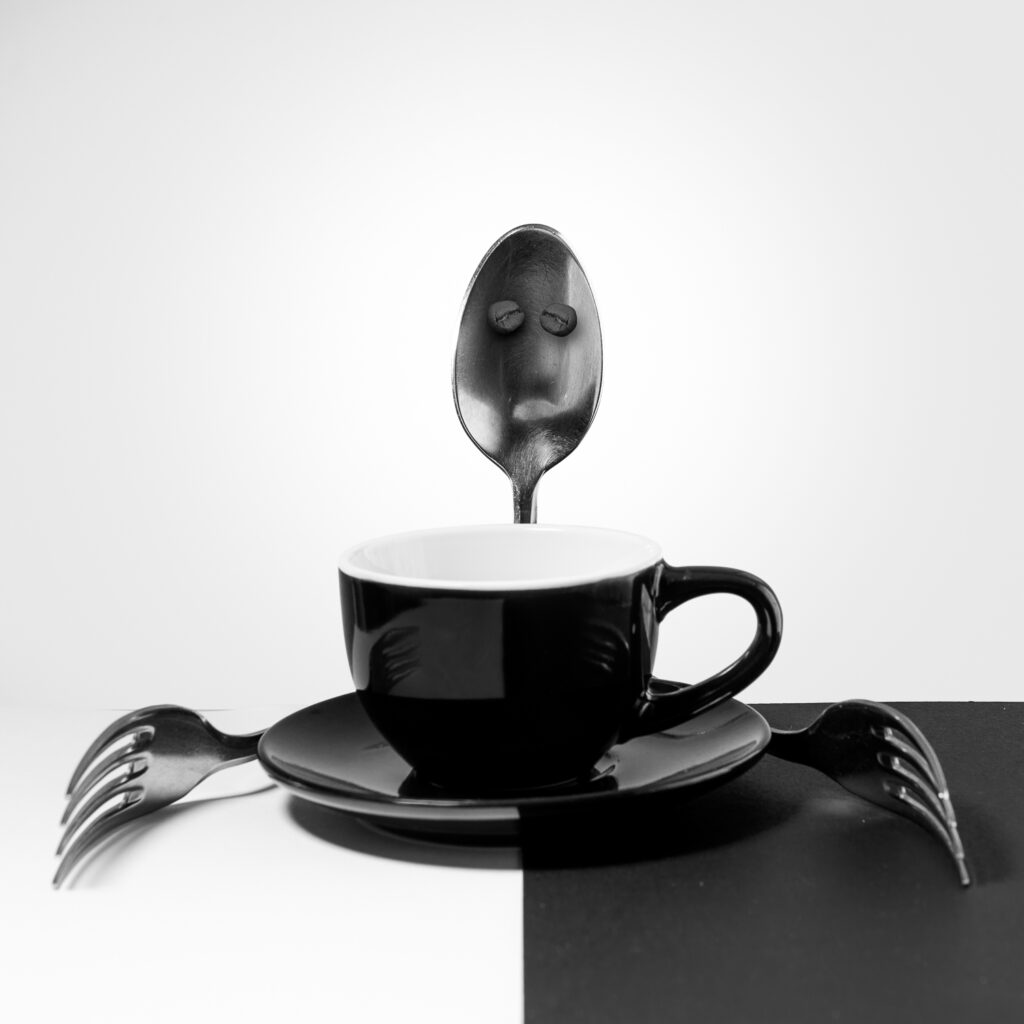 Black and White Unite VIII Time for a Coffee