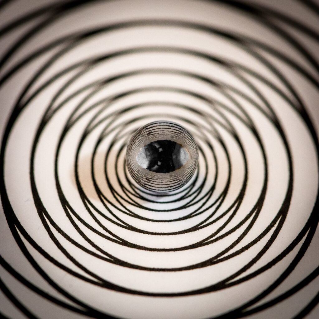 The Radiating Eye Black and White Unite XV