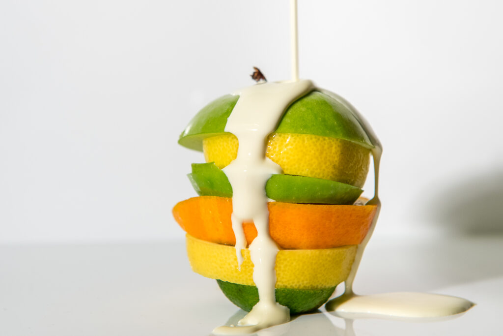 Fruit Salad and Cream