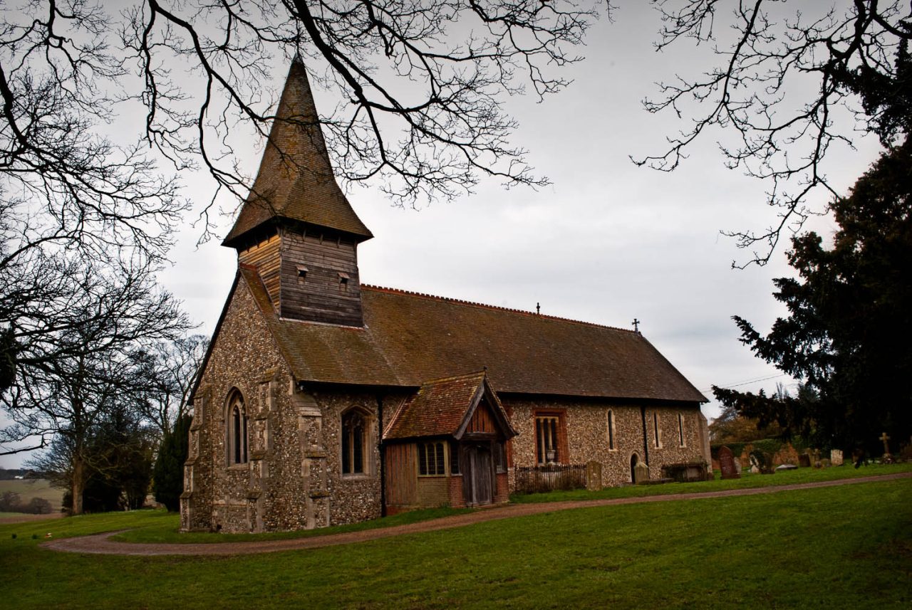 Broxted Church Winter