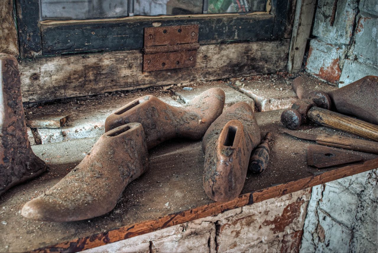 Shoe Lasts Collection - on the Cobblers shelf