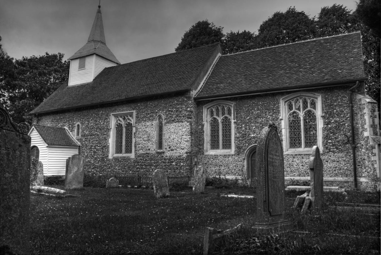 St Andrews and All Saints Willingale BandW