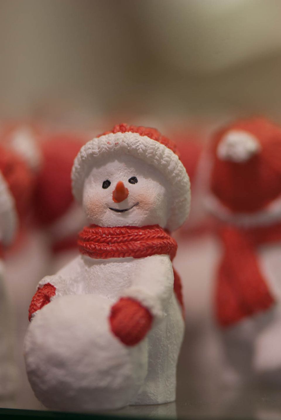 A Snowman in Oxford Covered Market