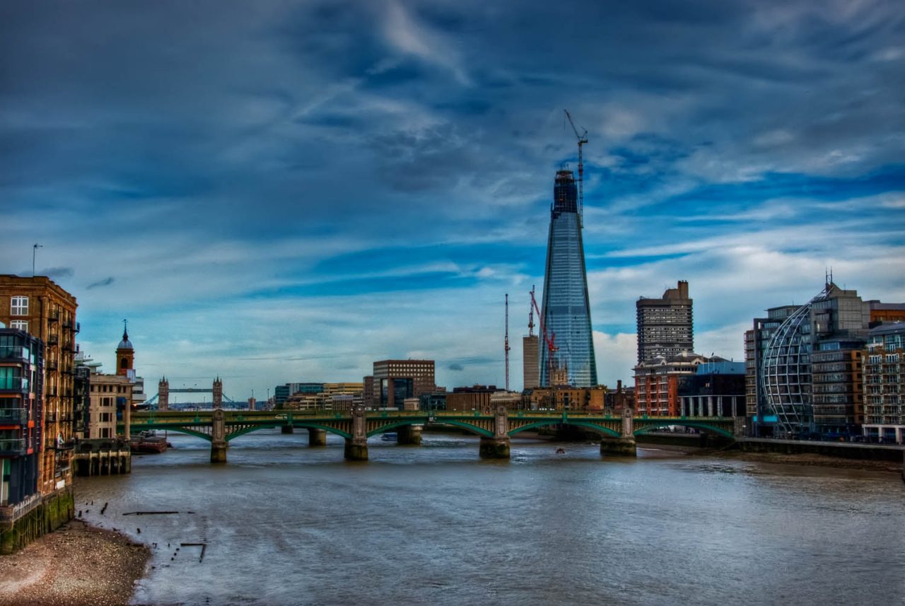 The Shard from Millenium Bridge