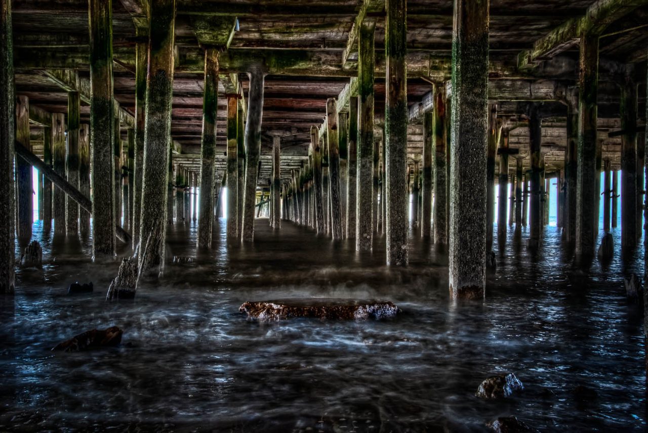 Underneath Walton Pier