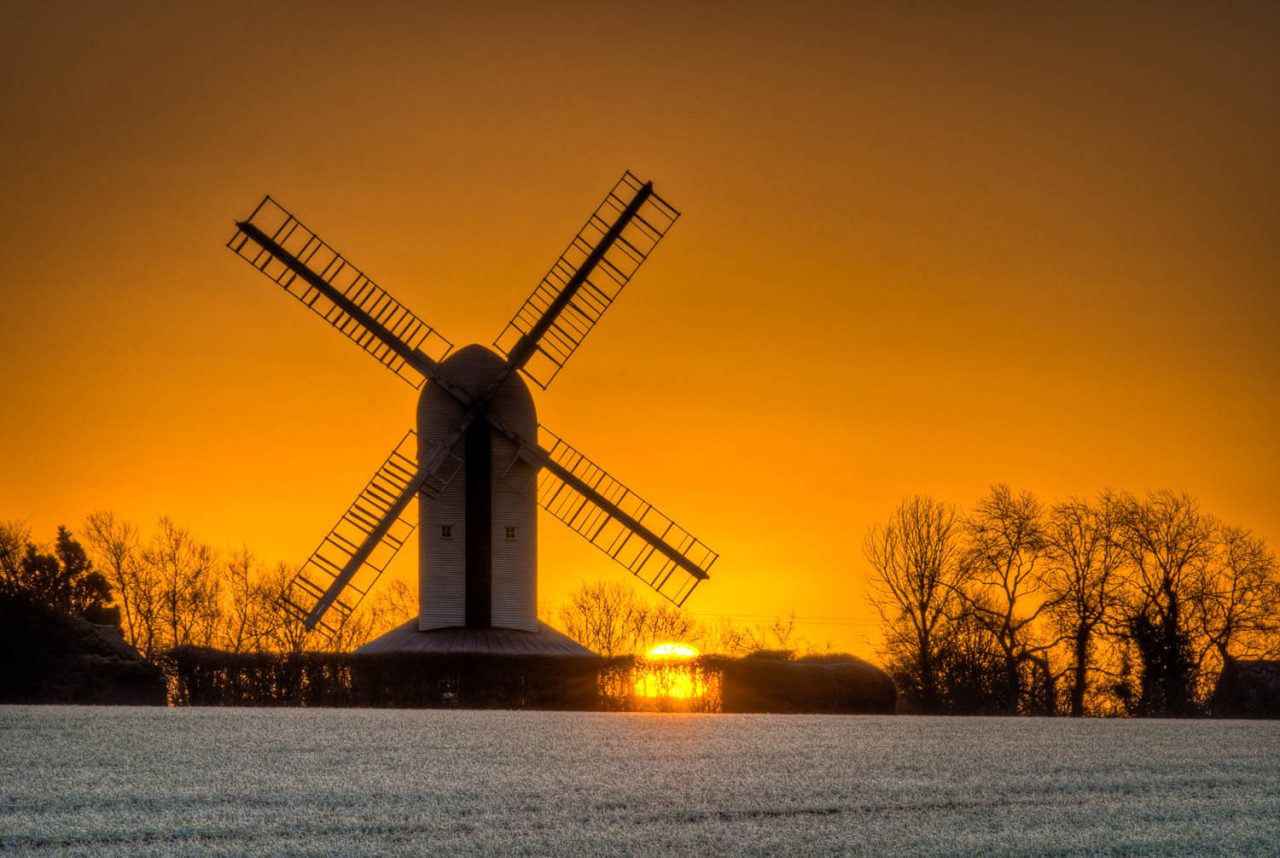 Aythorpe Roding Windmill Sun-up