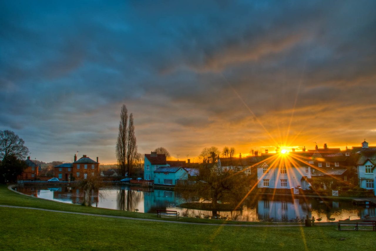Sunrise over Great Dunmow