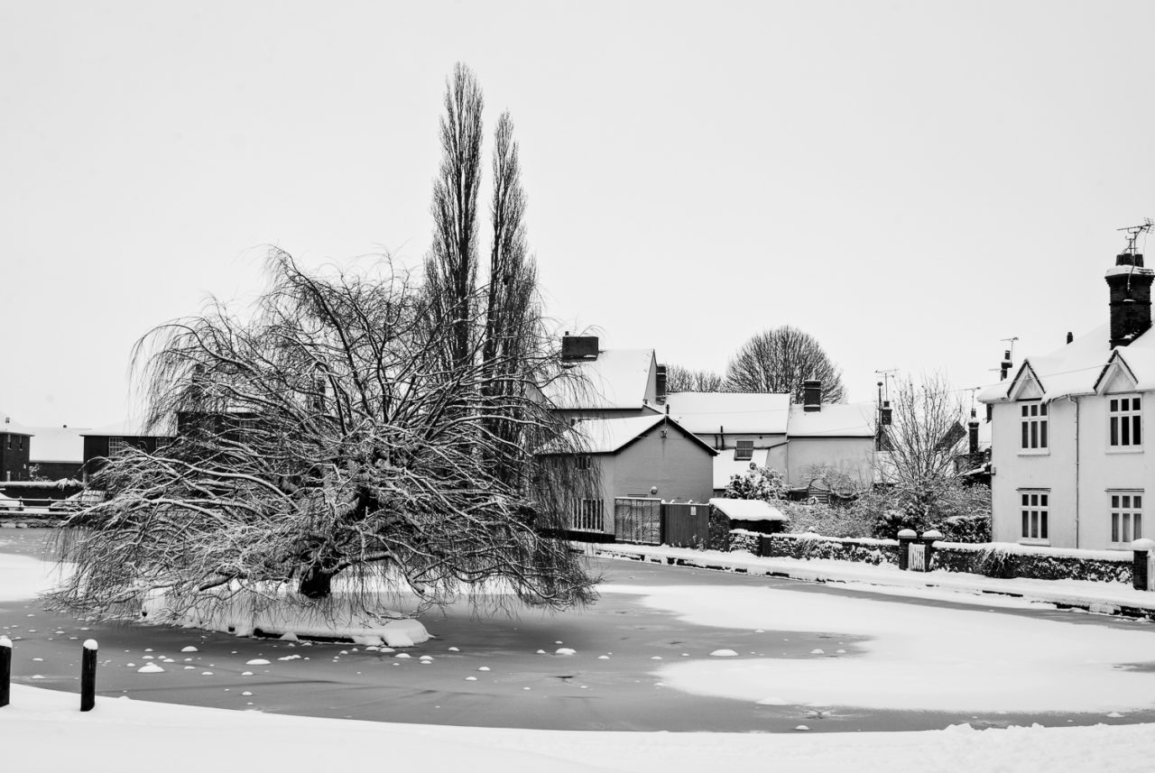 Doctors Pond in the Snow