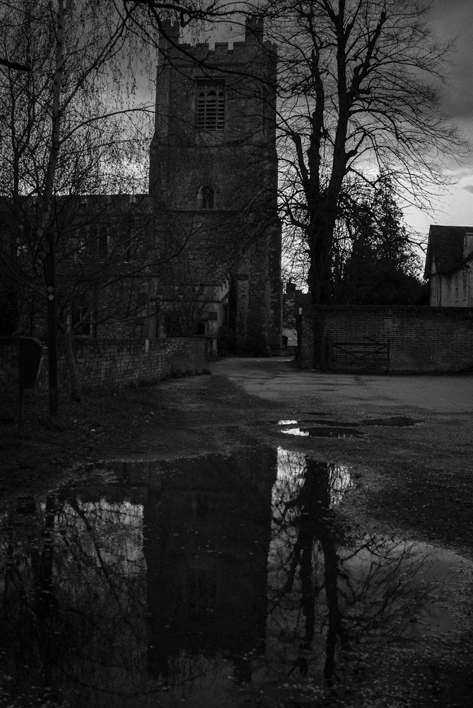 Reflections of St Mary's Church Dunmow