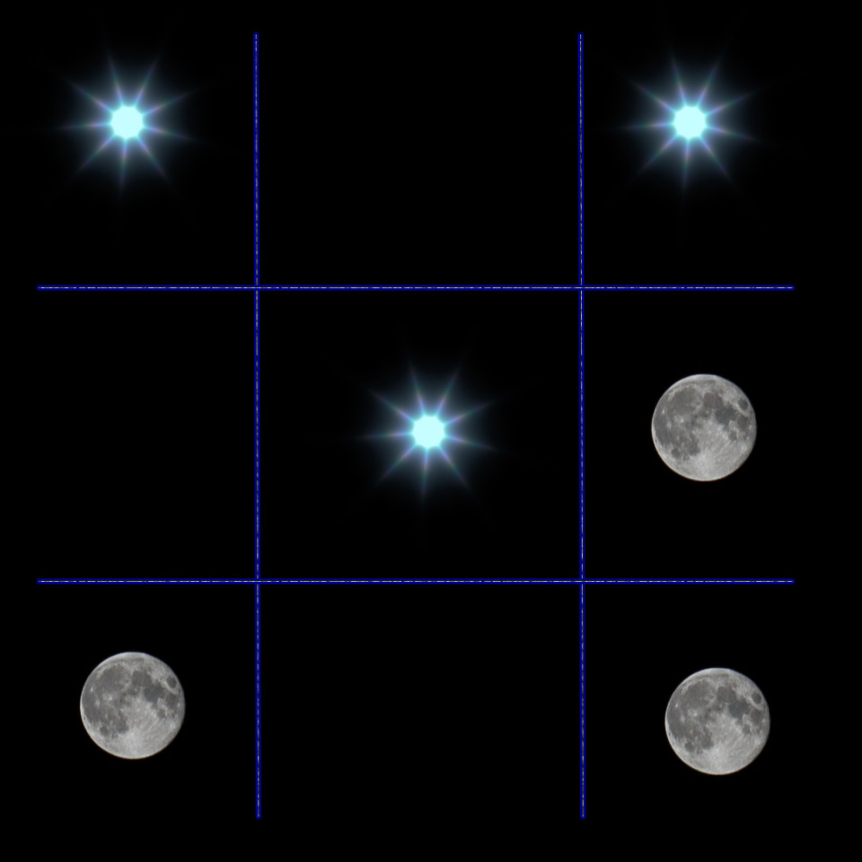 Celestial Noughts and Crosses