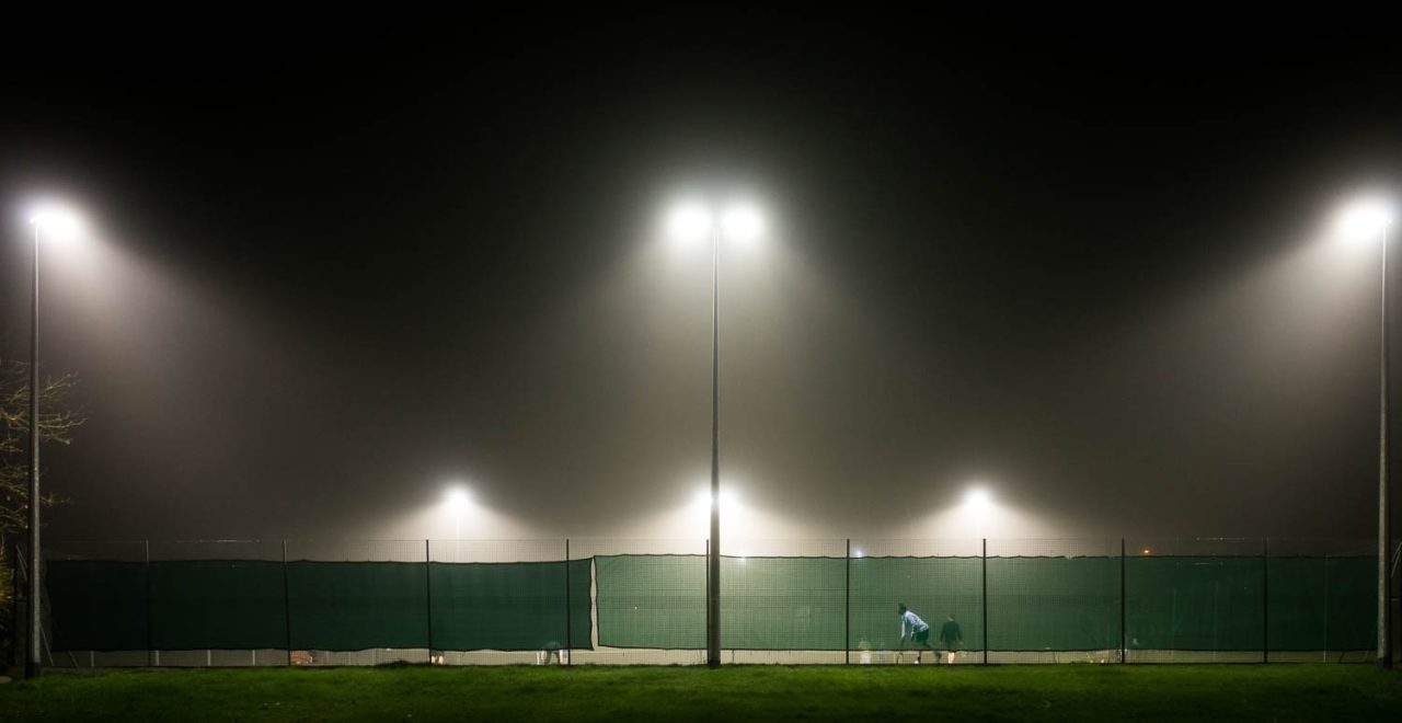 Tennis In The Fog