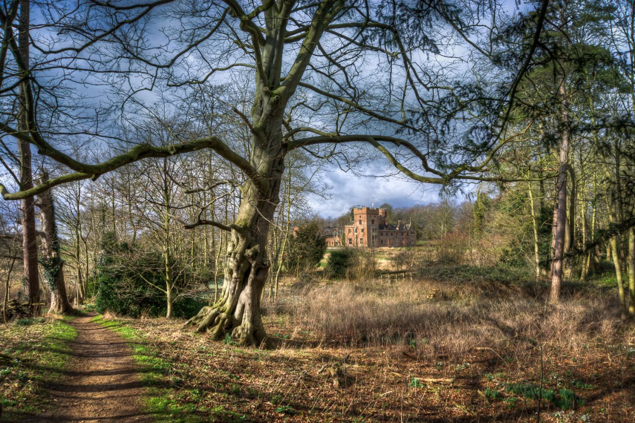 Walking To Oxburgh Hall