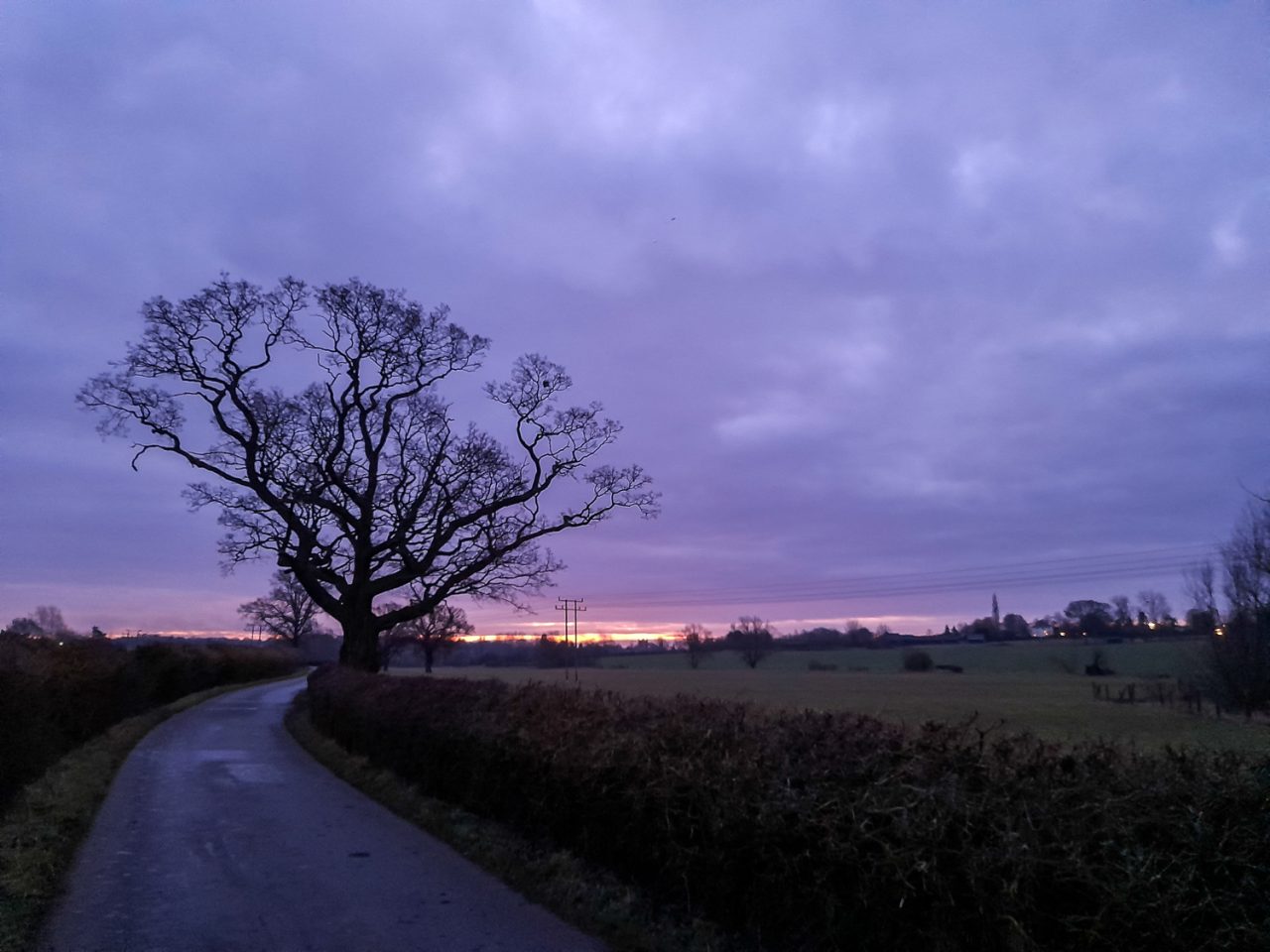 Dawn on Bigods Lane, Great Dunmow
