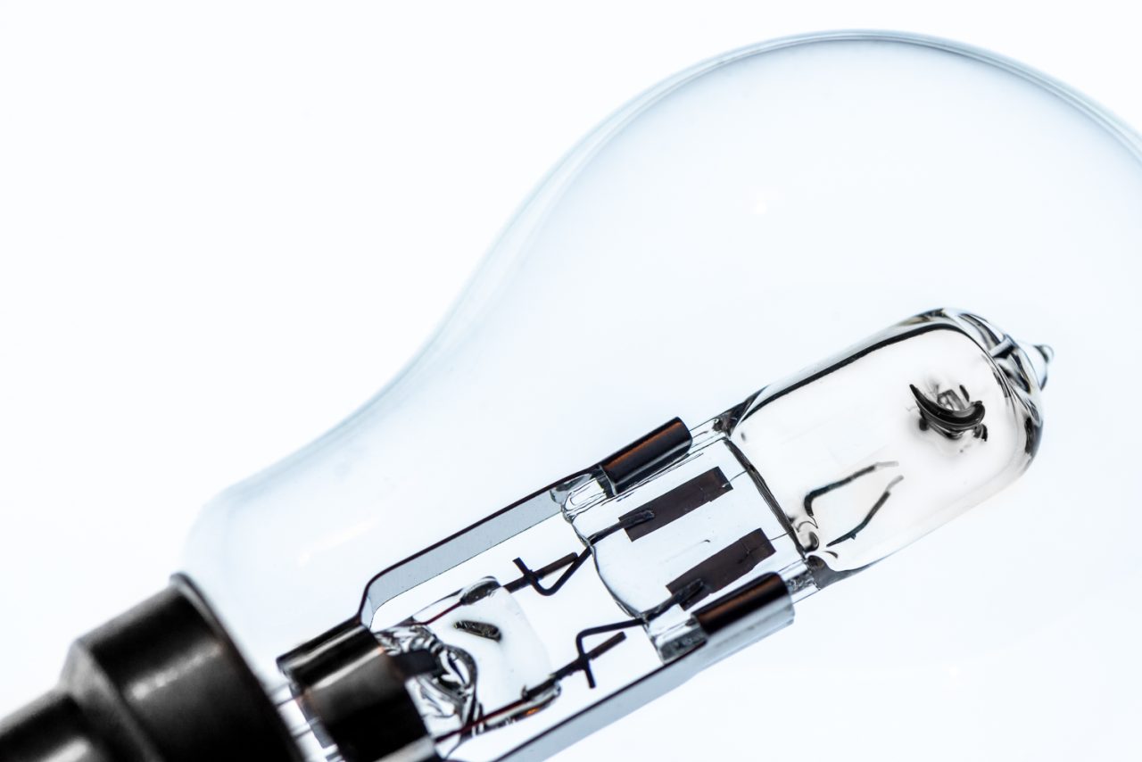 Light Bulb in Blue