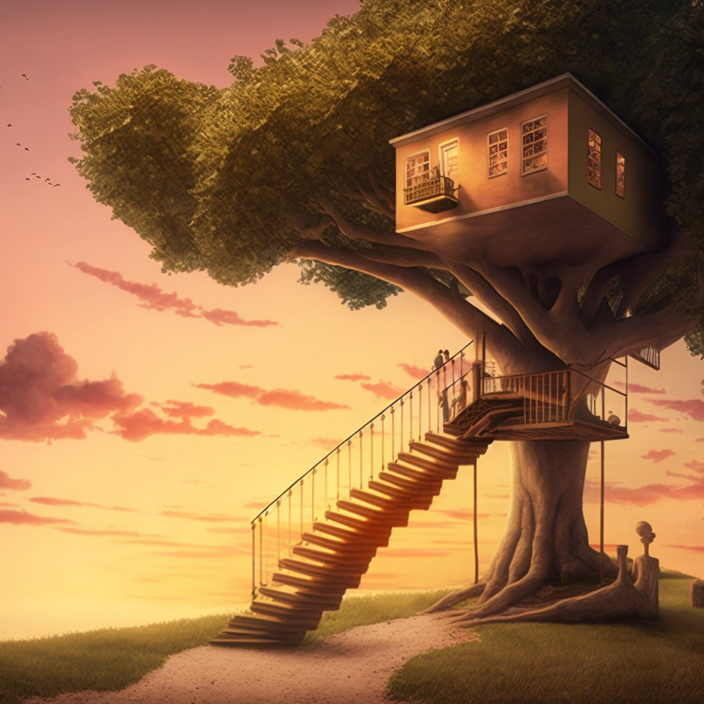The Tree House Collection made in MidJourney AI