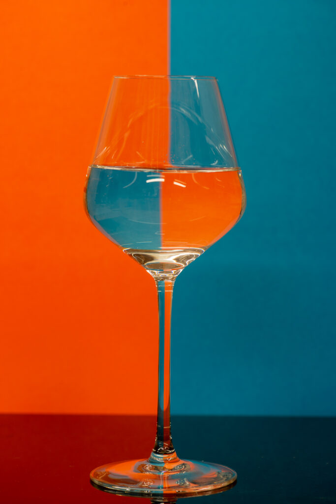 Water Defraction - Blue and Orange