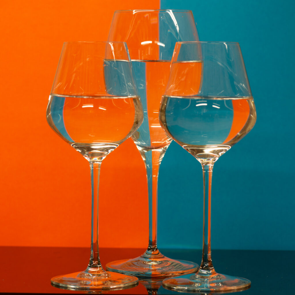 Water Defraction - Blue and Orange