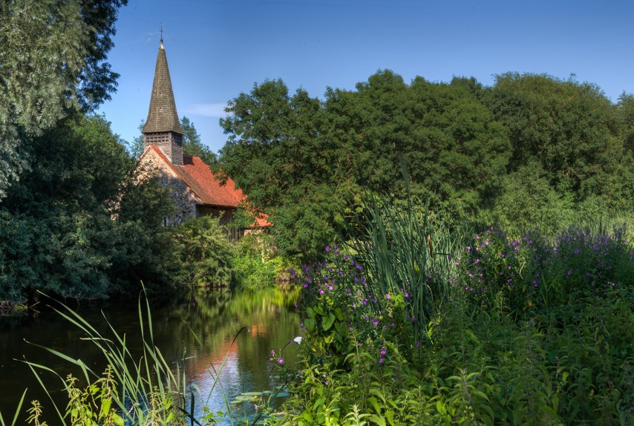 All Saints Church, on the River Chelmer