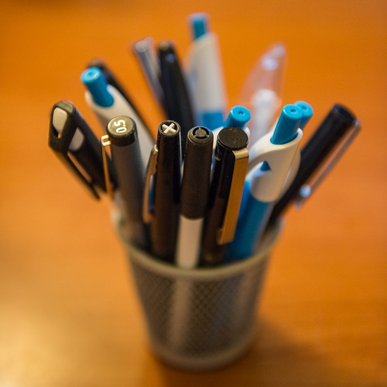 325/365v3 – A Pot of Pens — photograph by Mark Seton